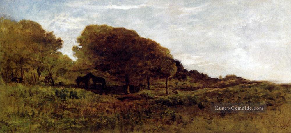 L Barbizon impressionistische Landschaft Charles Francois Daubigny Ölgemälde